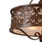 Cwi Lighting Nicole 5 Light Drum Shade Chandelier With Brushed Chocolate Finish 9807P21-5-116-A - alternate 4